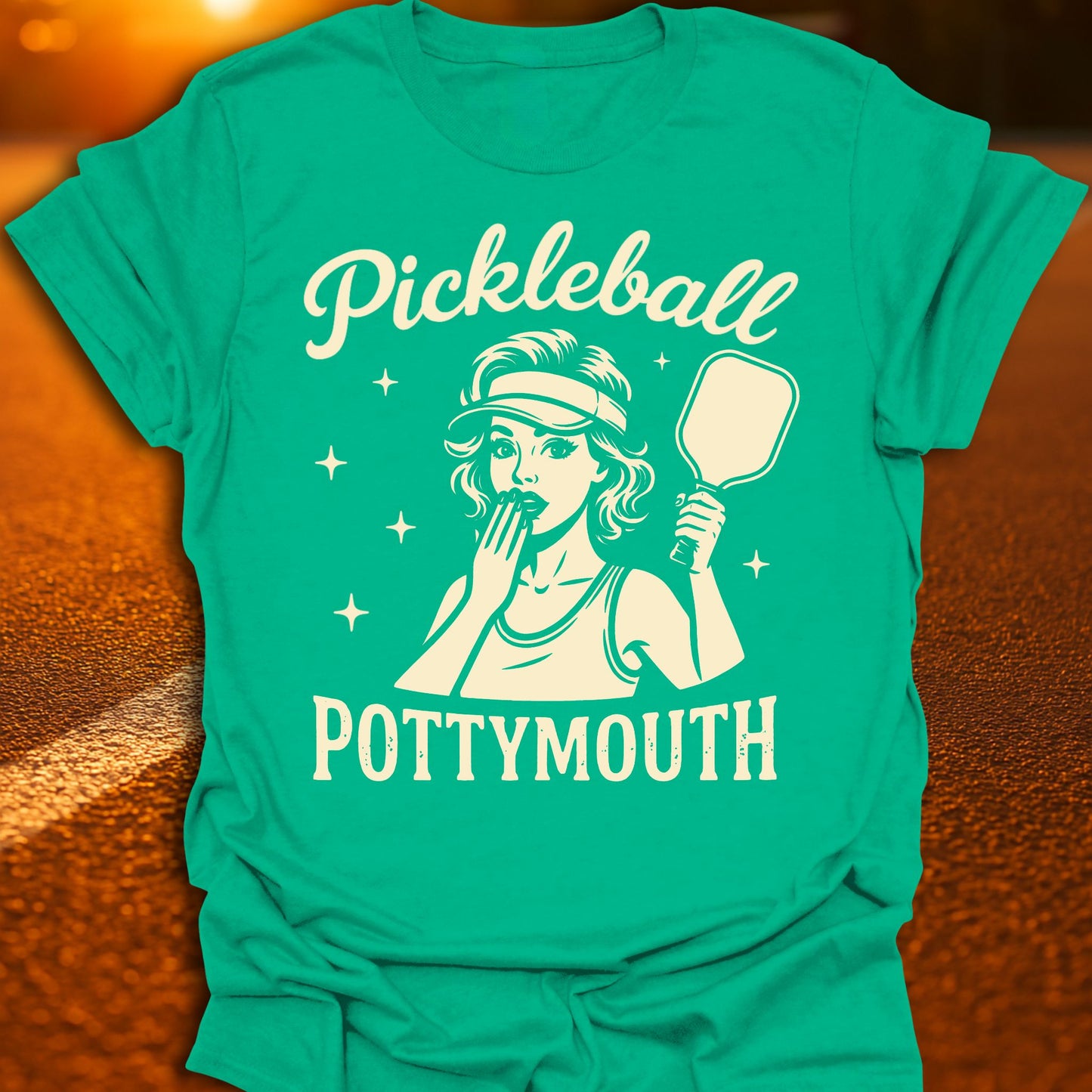 Pickleball Pottymouth Vintage T-Shirt