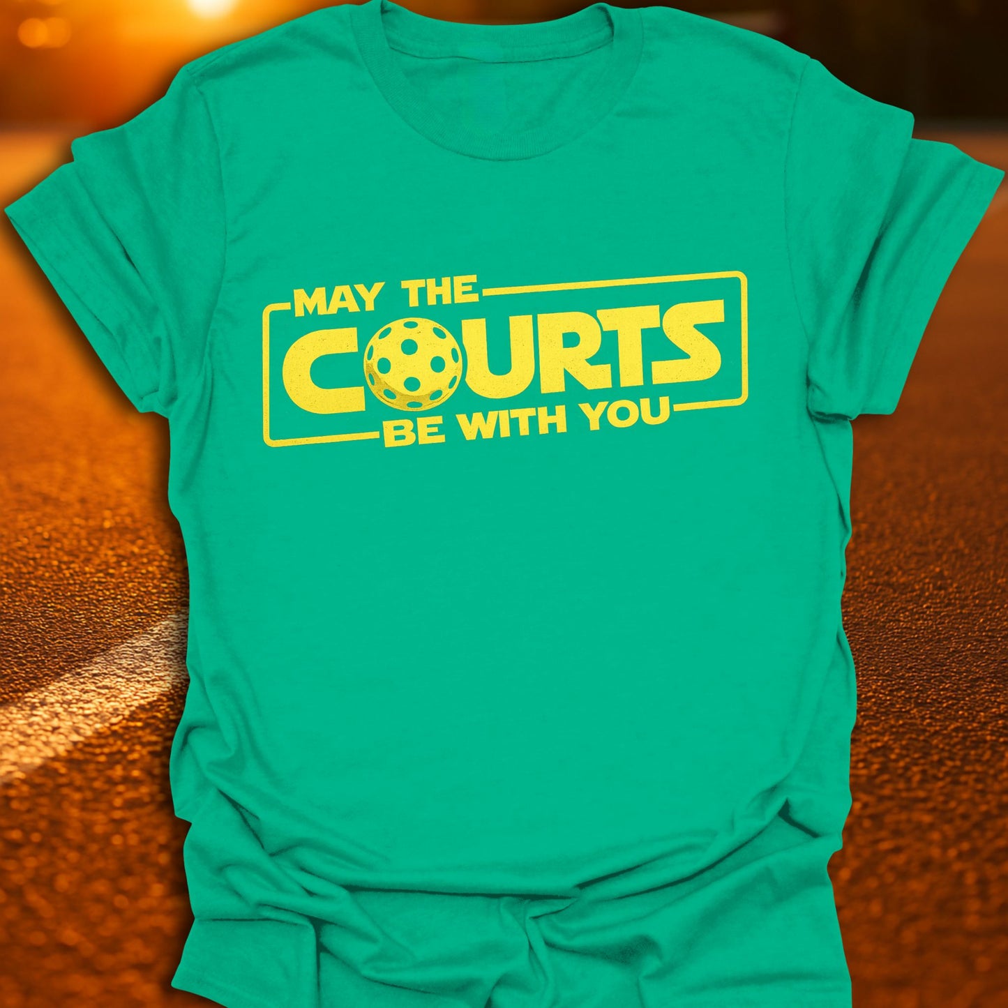 May The Courts Be With You Pickleball T-Shirt