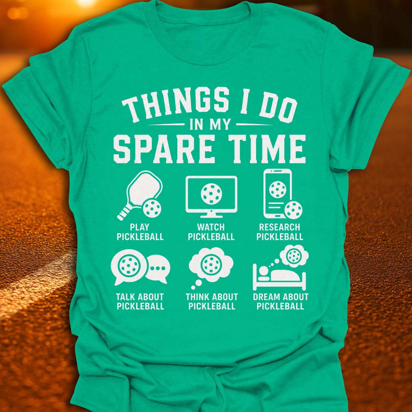 Spare Time Pickleball T-Shirt