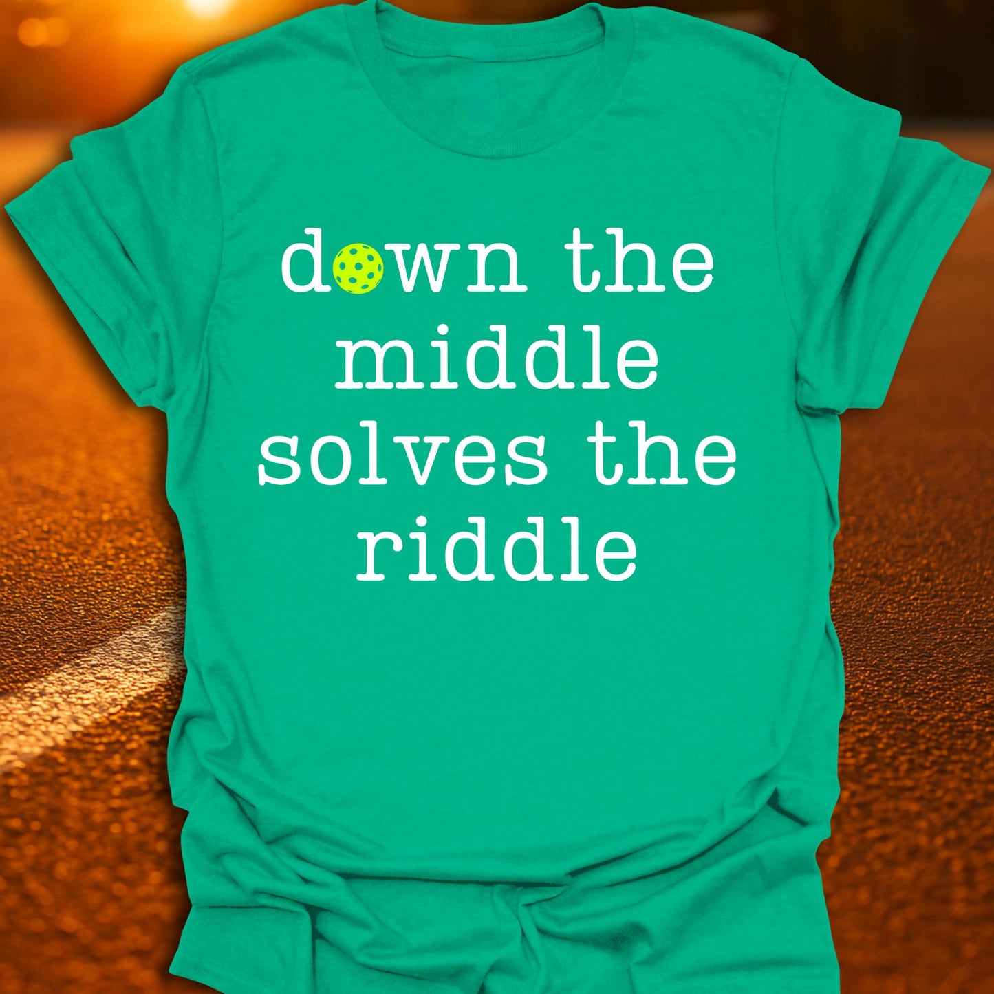 Down The Middle Pickleball T-Shirt