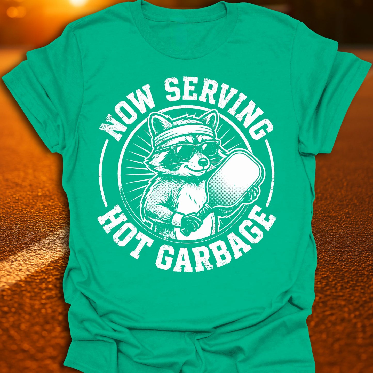 Now Serving Hot Garbage Pickleball T-Shirt