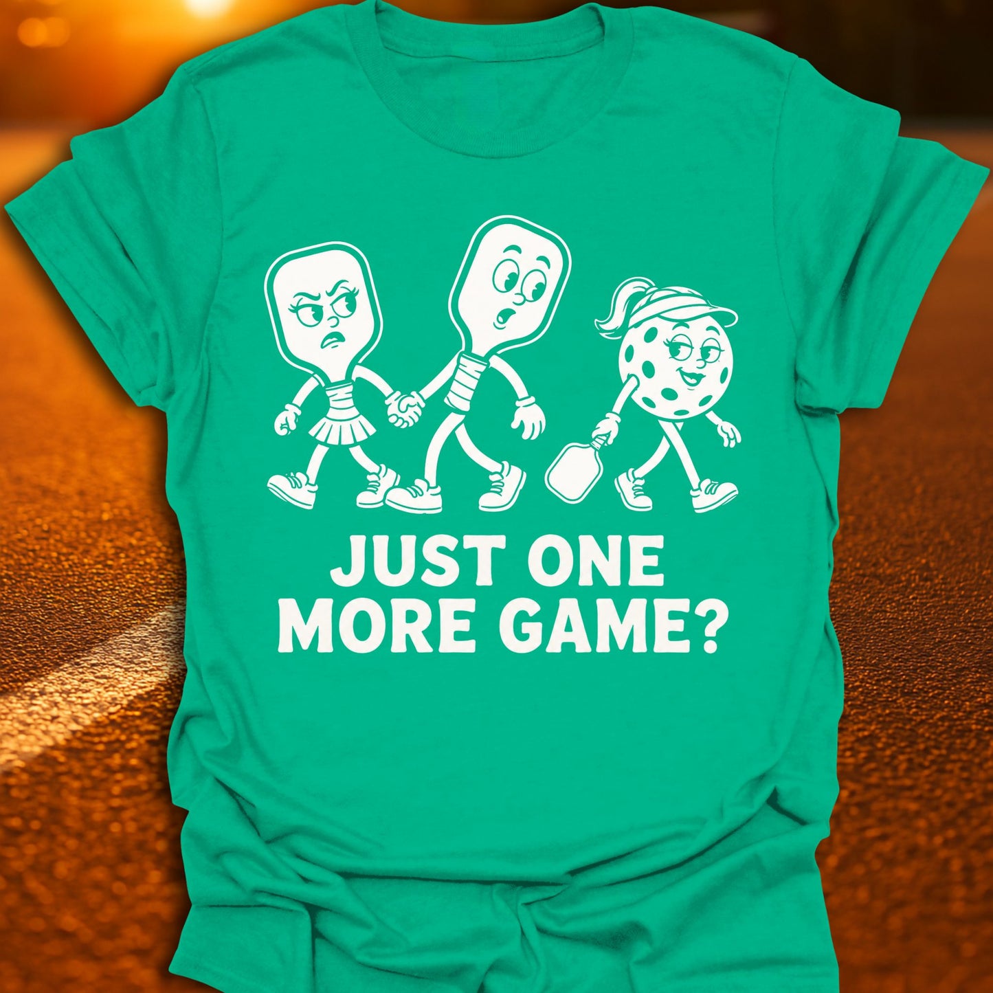 Just One More Game Meme Pickleball T-Shirt