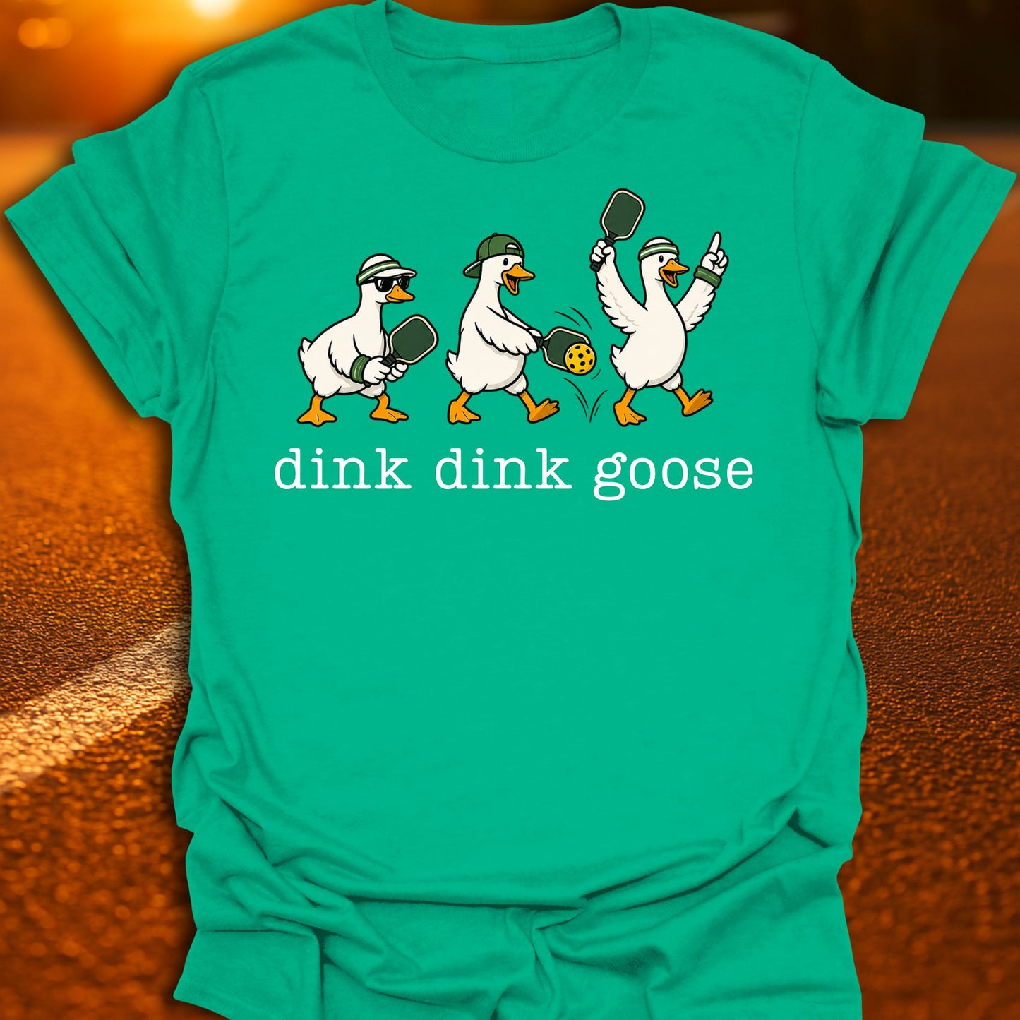 Dink Dink Goose Pickleball T-Shirt