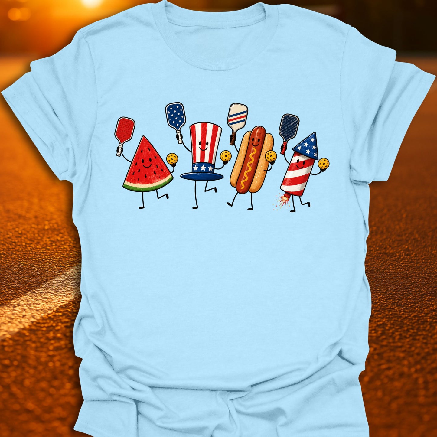 Patriot Party Pickleball T-Shirt