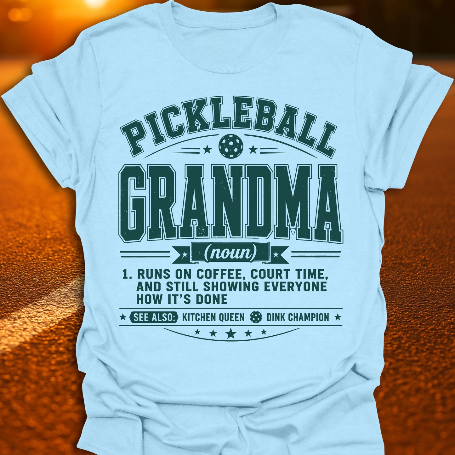 Pickleball Grandma Definition T-Shirt