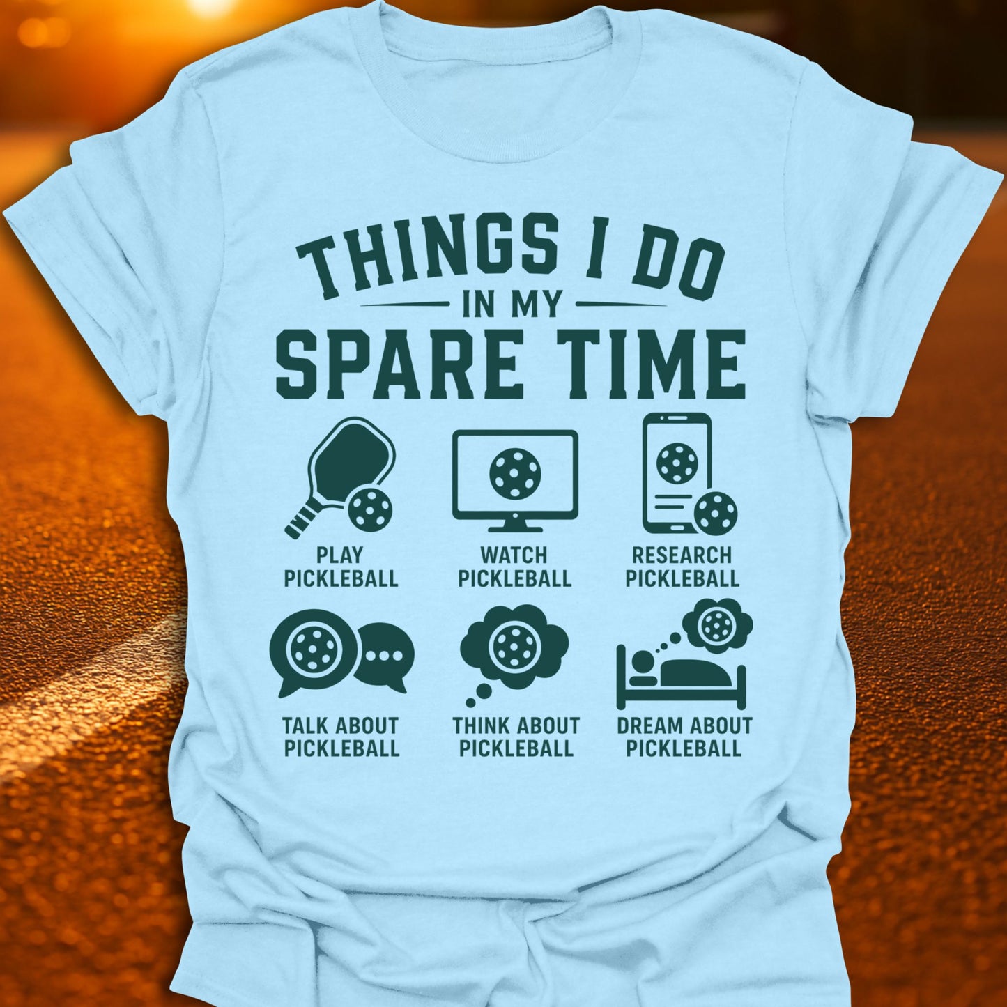 Spare Time Pickleball T-Shirt
