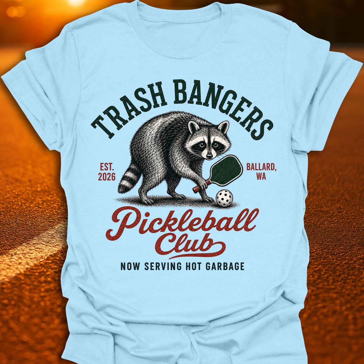 Trash Bangers Pickleball Club Jimothy T-Shirt