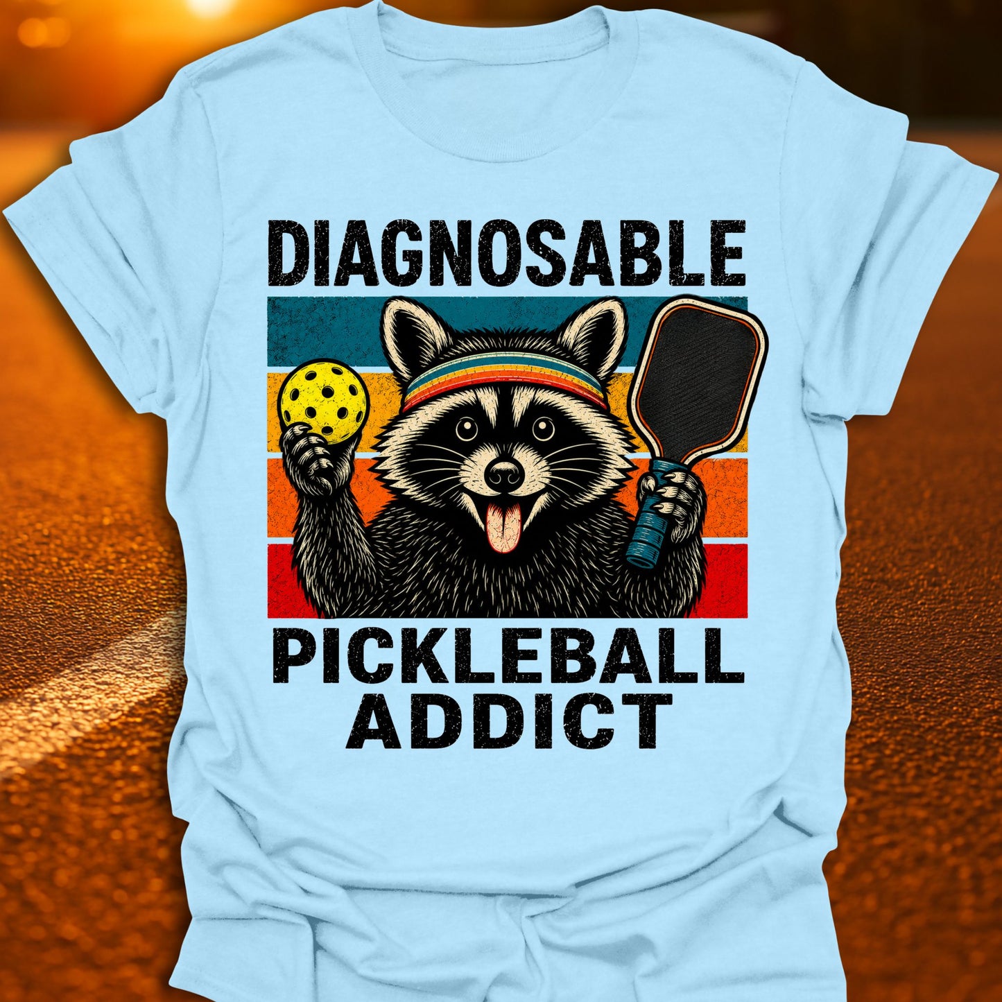 Diagnosable Pickleball Addict T-Shirt