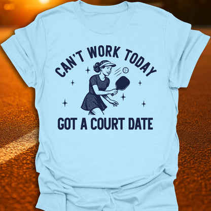Court Date Pickleball T-Shirt