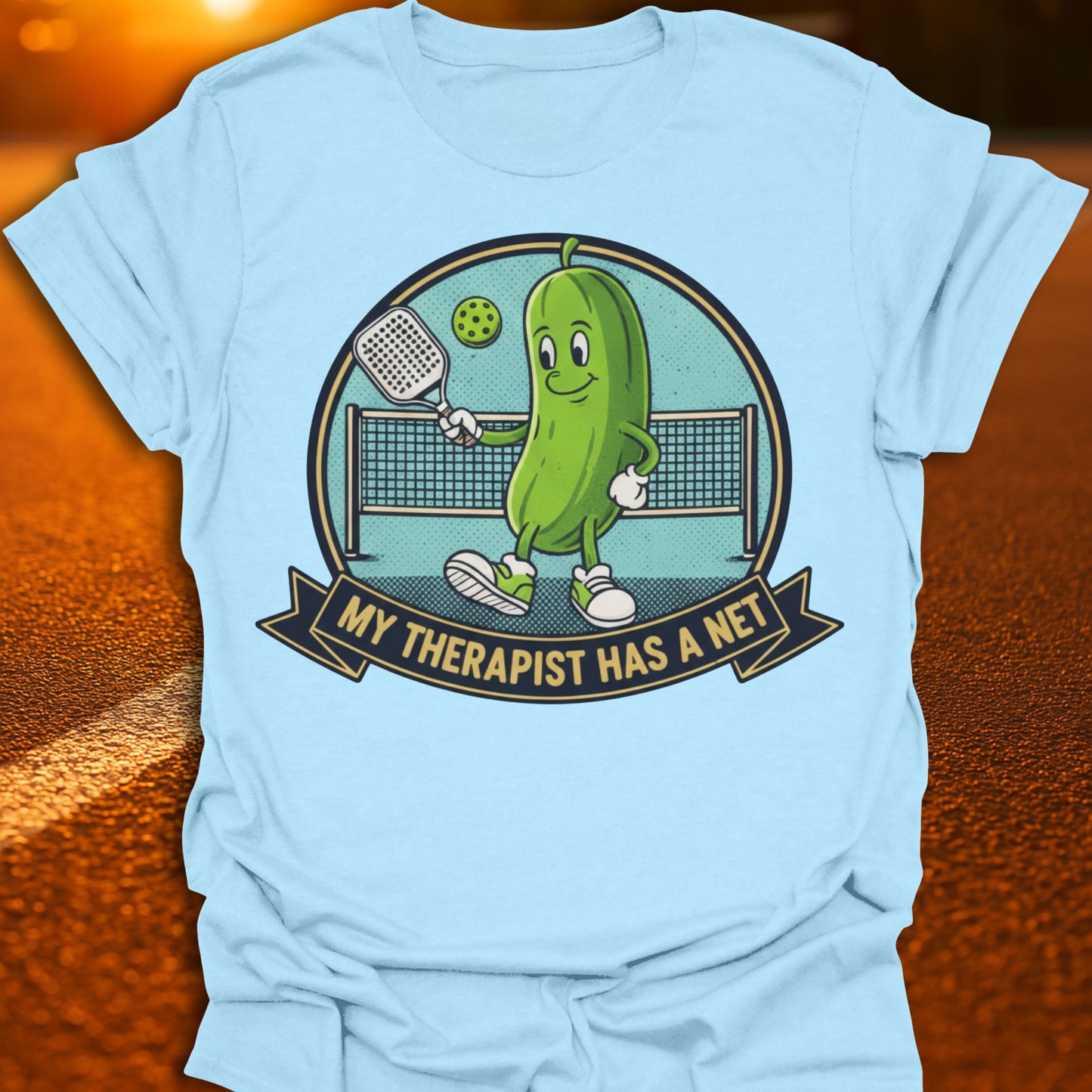 My Therapist Has A Net Pickleball T-Shirt