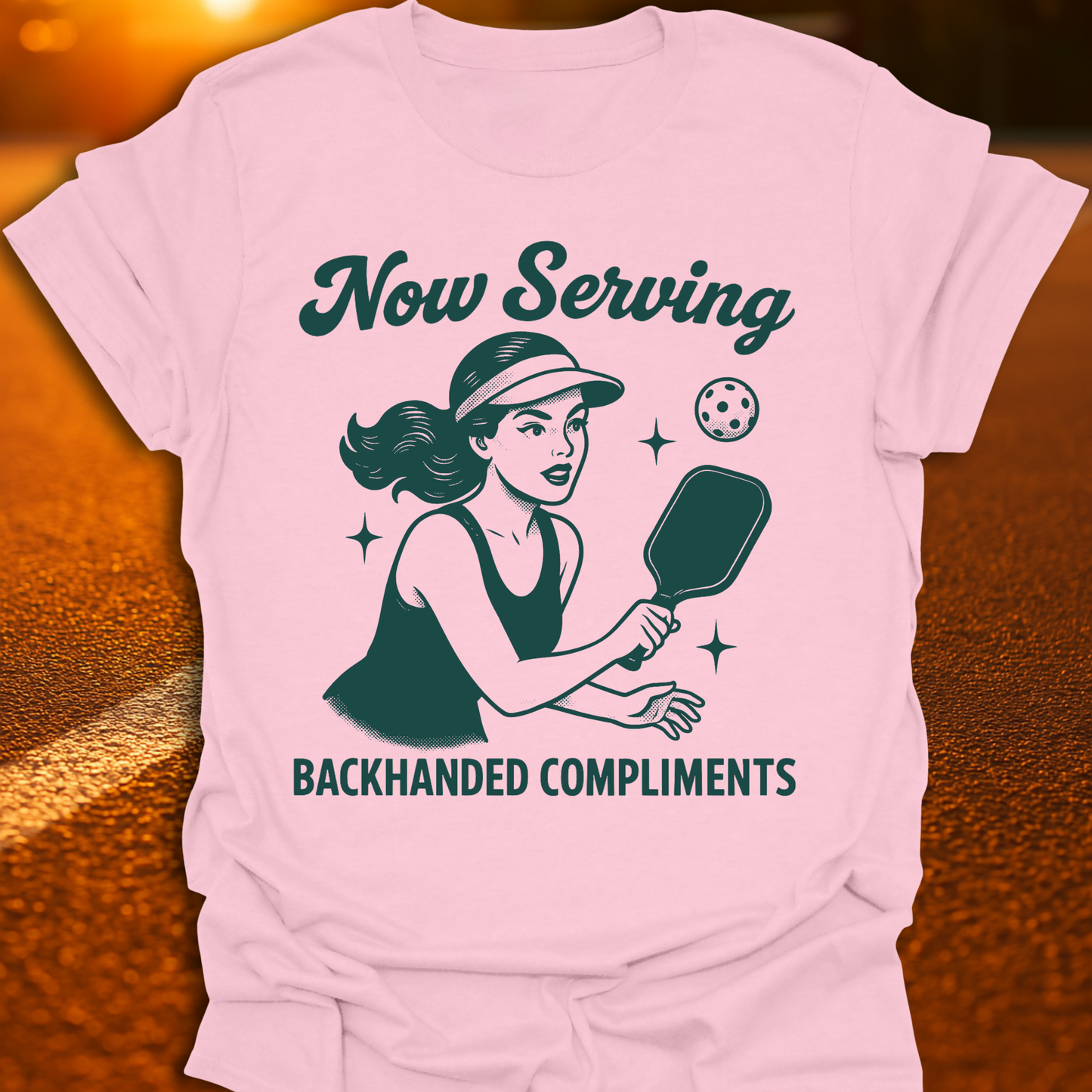 Backhanded Compliments Pickleball T-Shirt