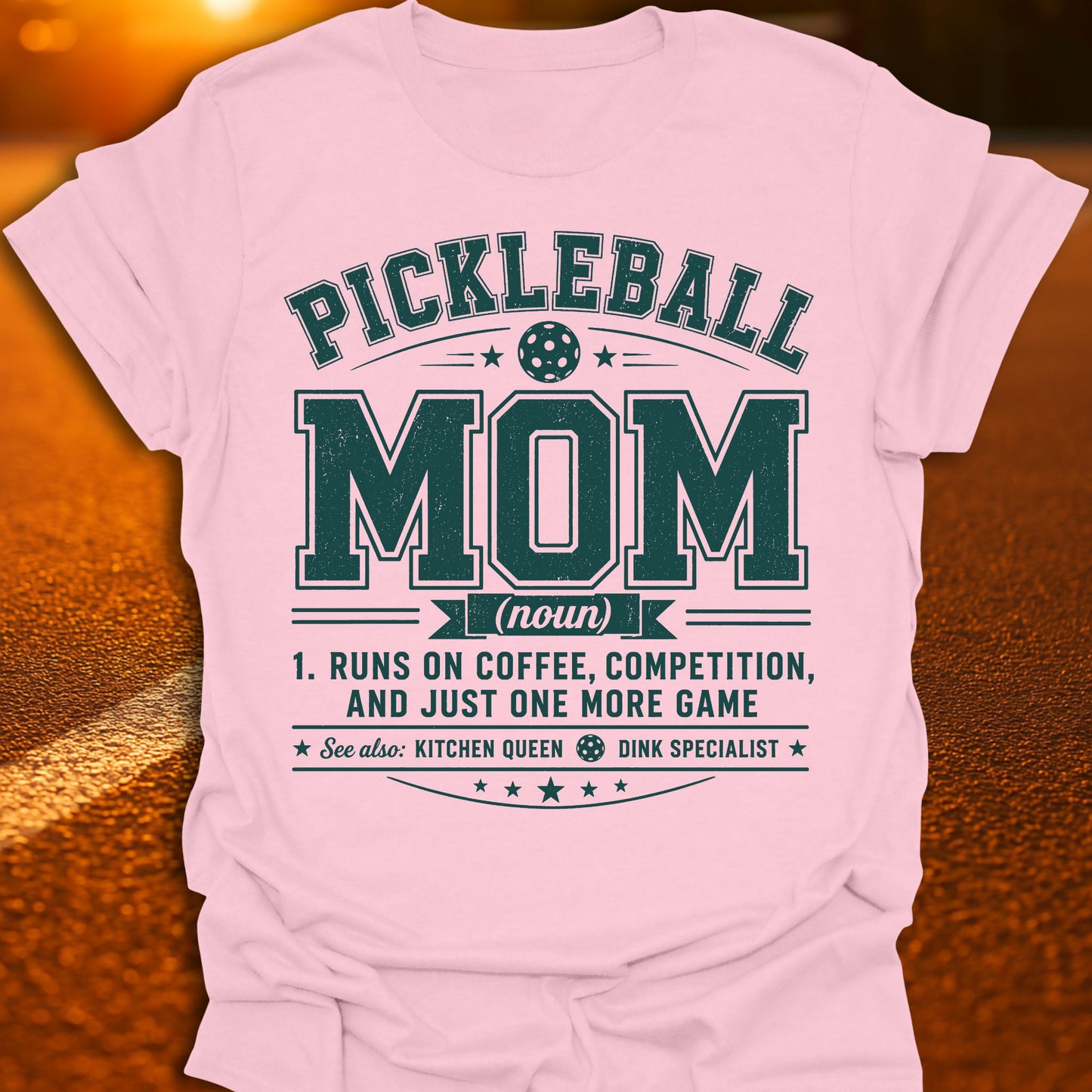 Pickleball Mom Definition T-Shirt