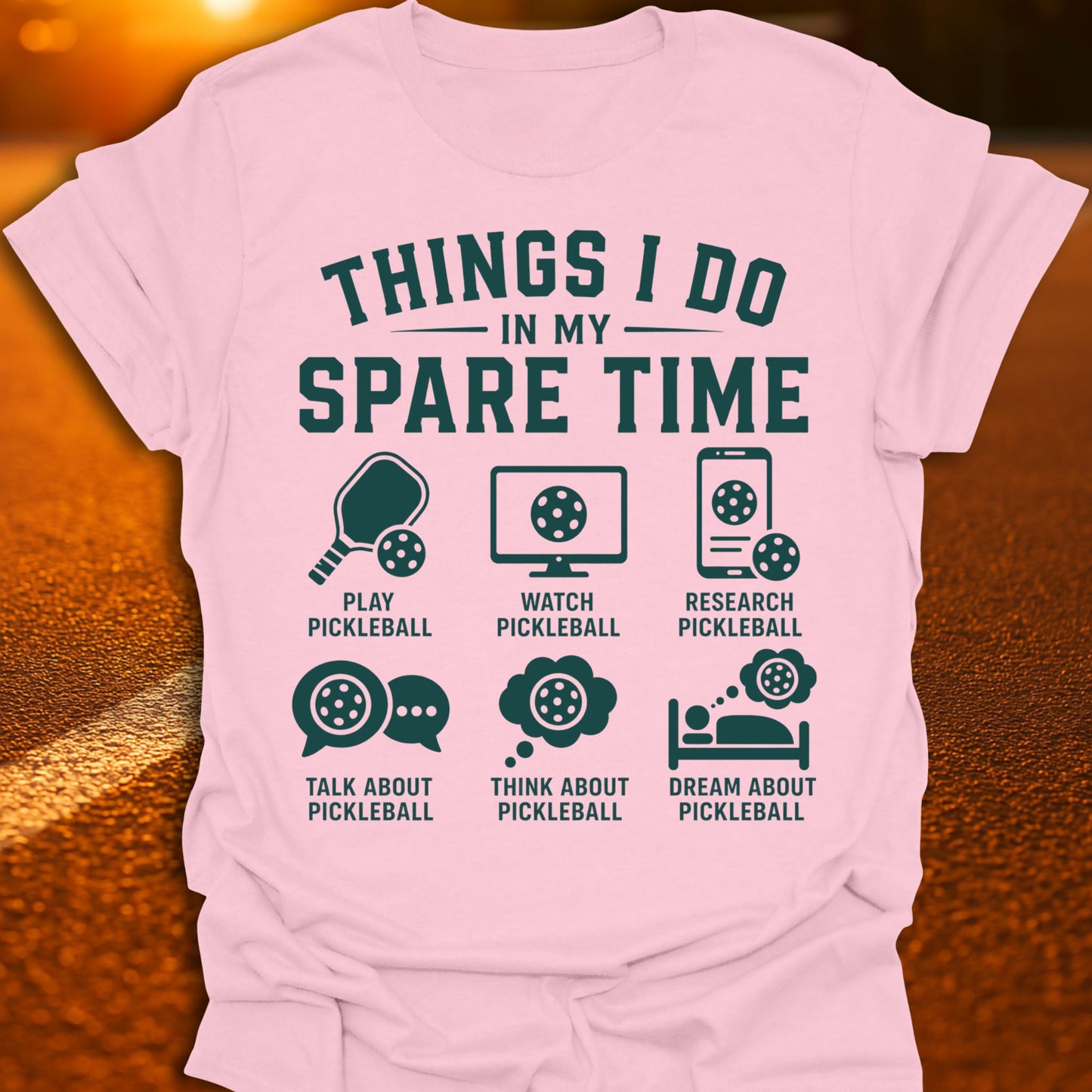 Spare Time Pickleball T-Shirt