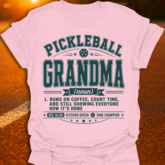 Pickleball Grandma Definition T-Shirt