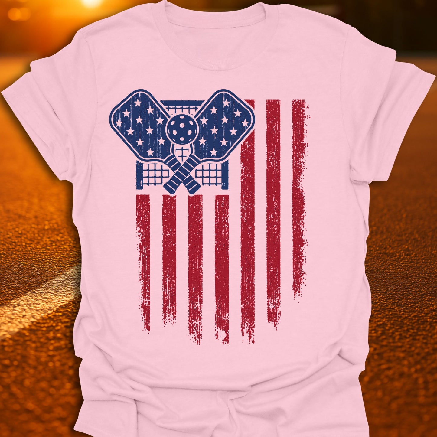 Patriot Pickleball Flag T-Shirt