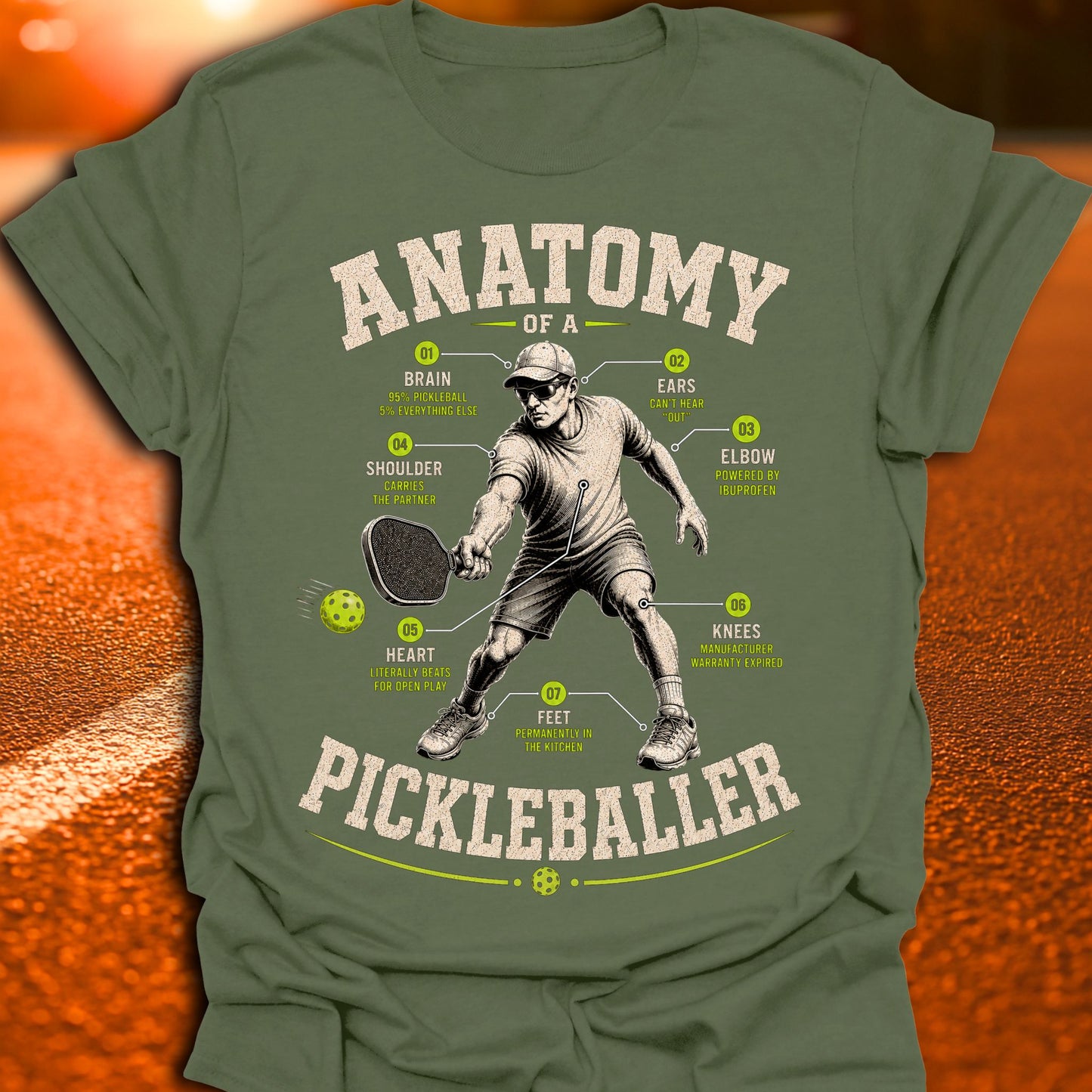 Anatomy Pickleball T-Shirt