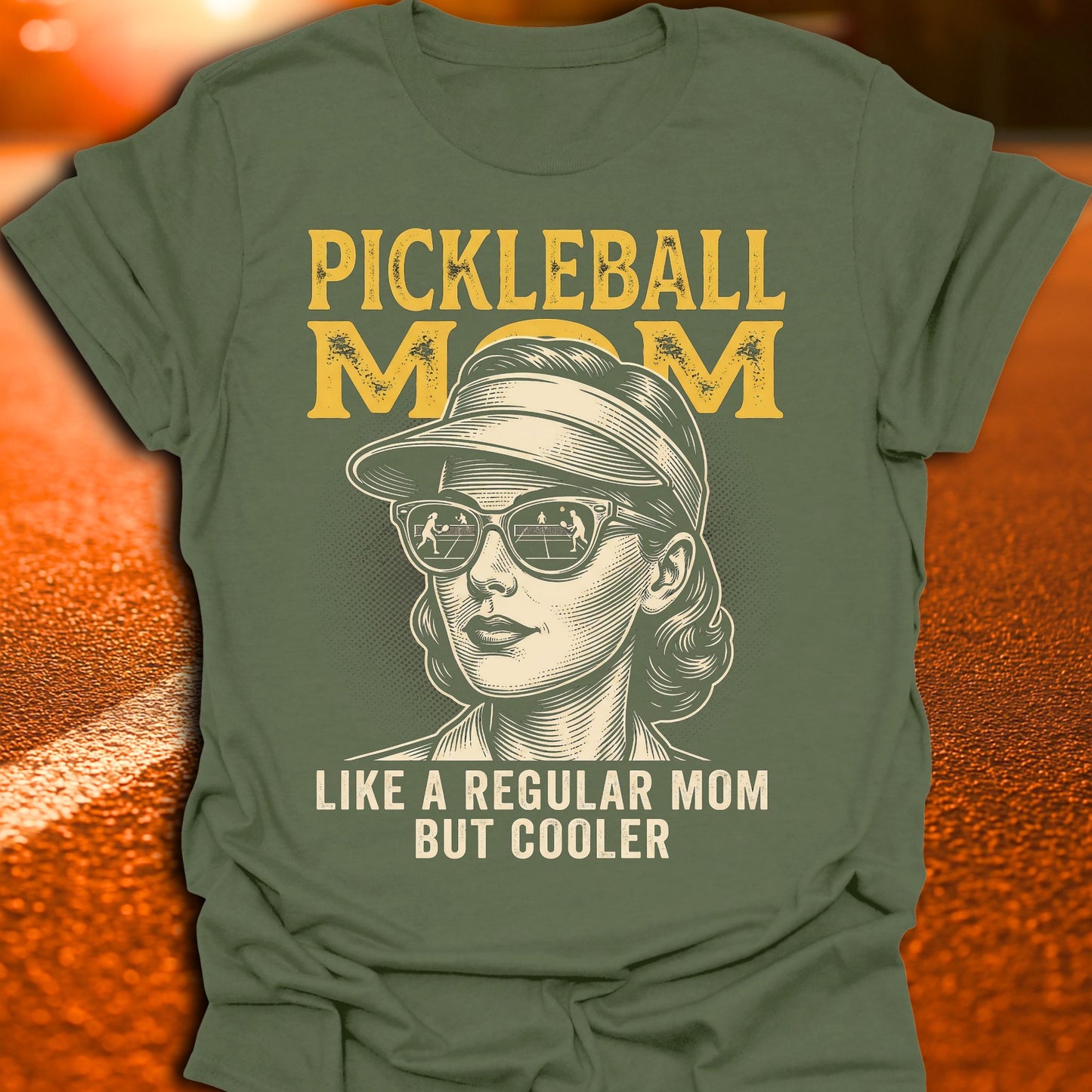 Cool Pickleball Mom T-Shirt