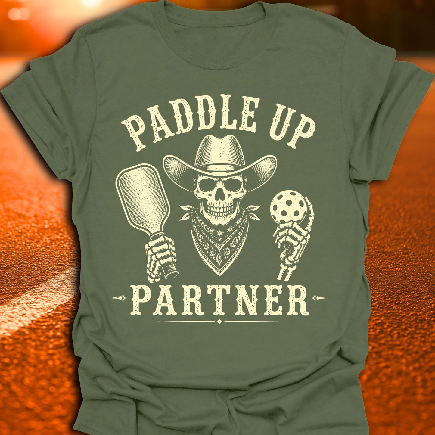 Paddle Up Partner Pickleball T-Shirt