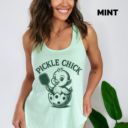 Pickle Chick Women's Ideal Racerback Tank