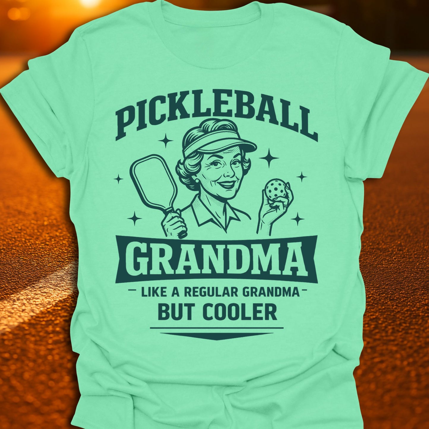 Cool Pickleball Grandma T-Shirt