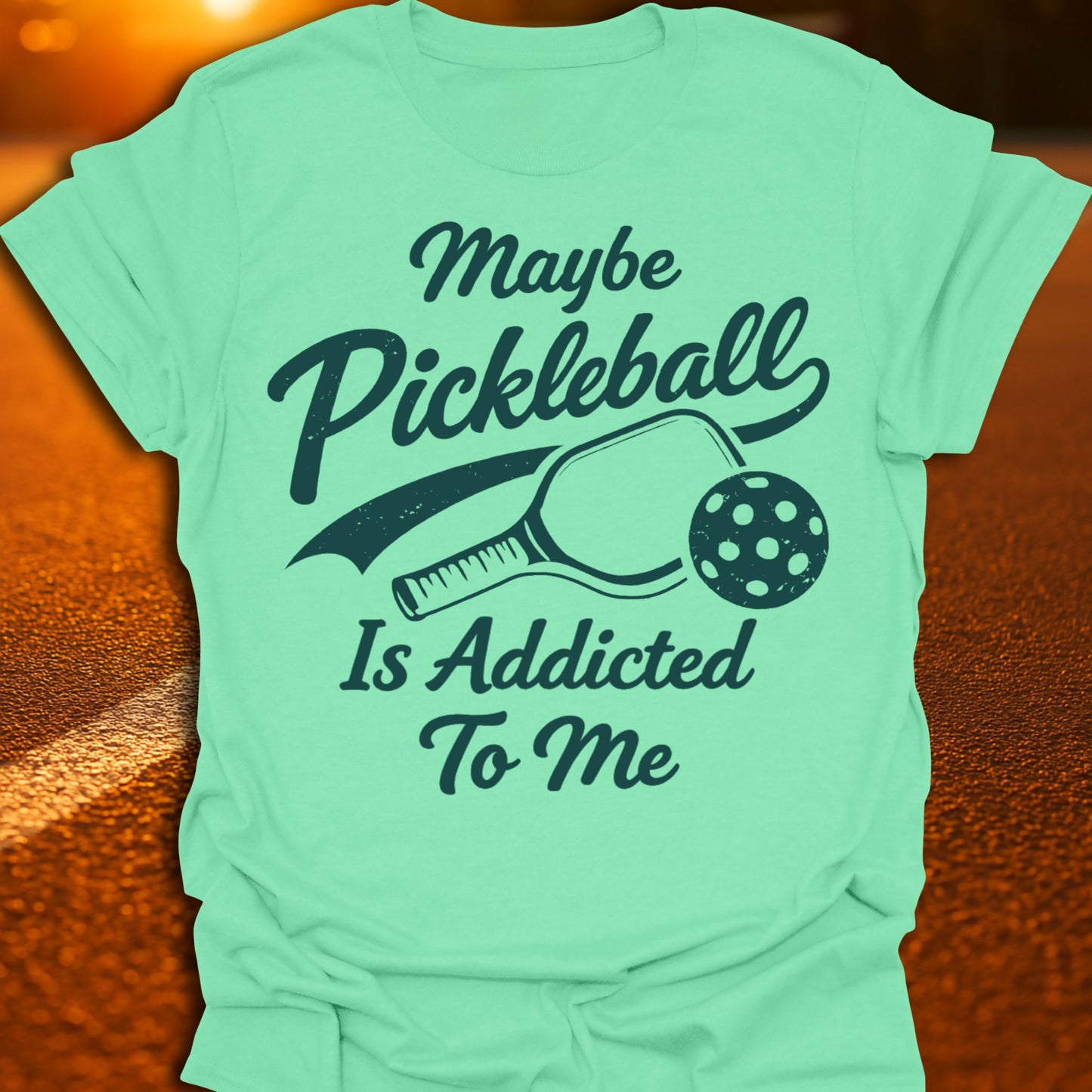 Addicted To Me Vintage Pickleball T-Shirt