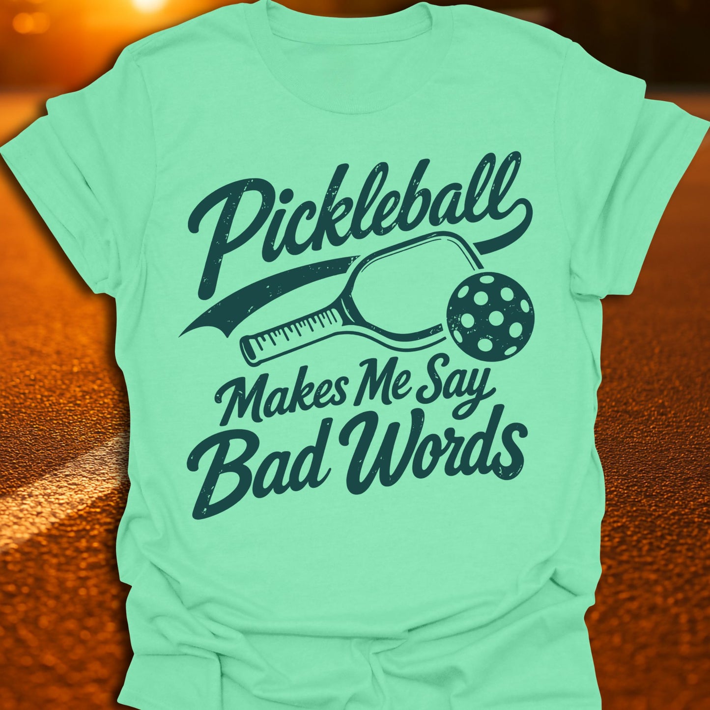 Bad Words Vintage Pickleball T-Shirt