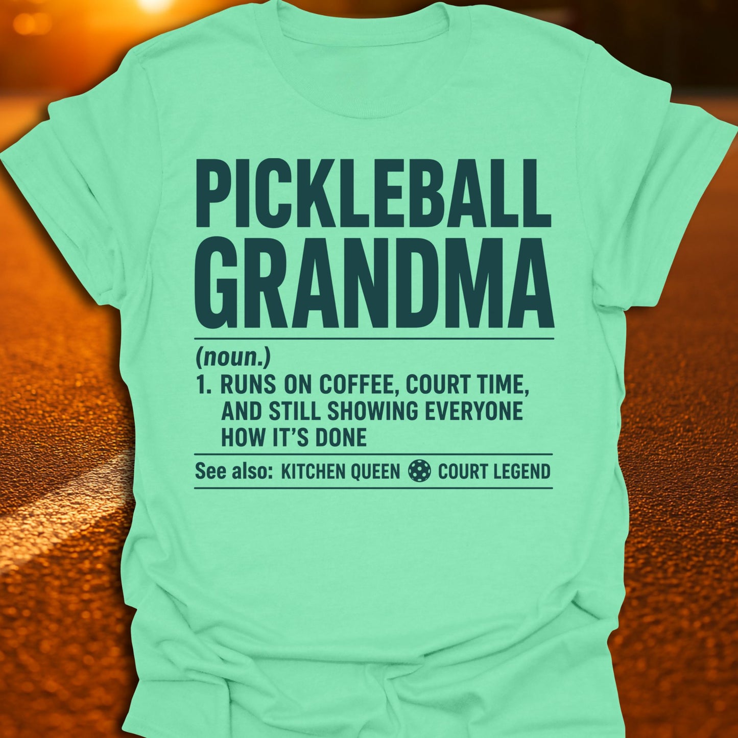 Pickleball Grandma Definition T-Shirt