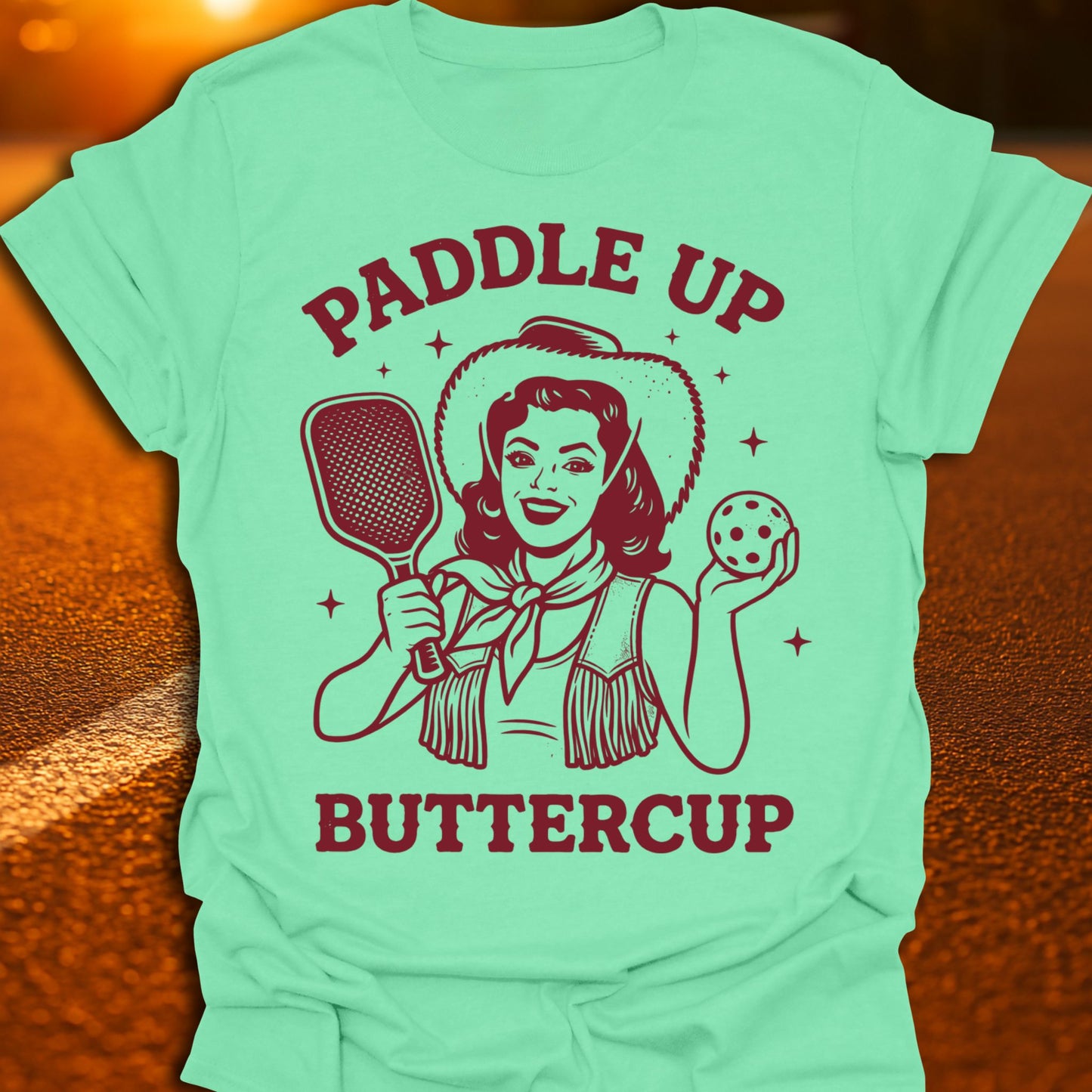Paddle Up Buttercup Pickleball T-Shirt