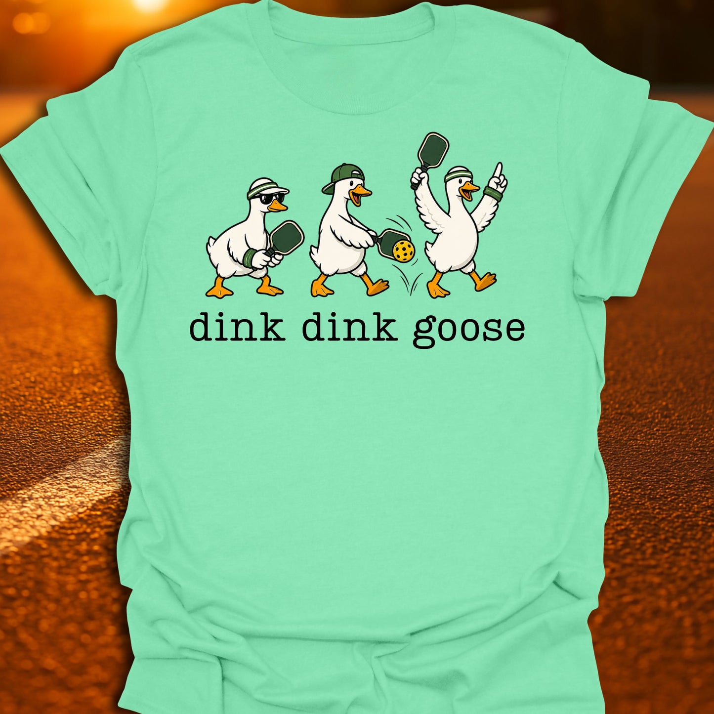 Dink Dink Goose Pickleball T-Shirt