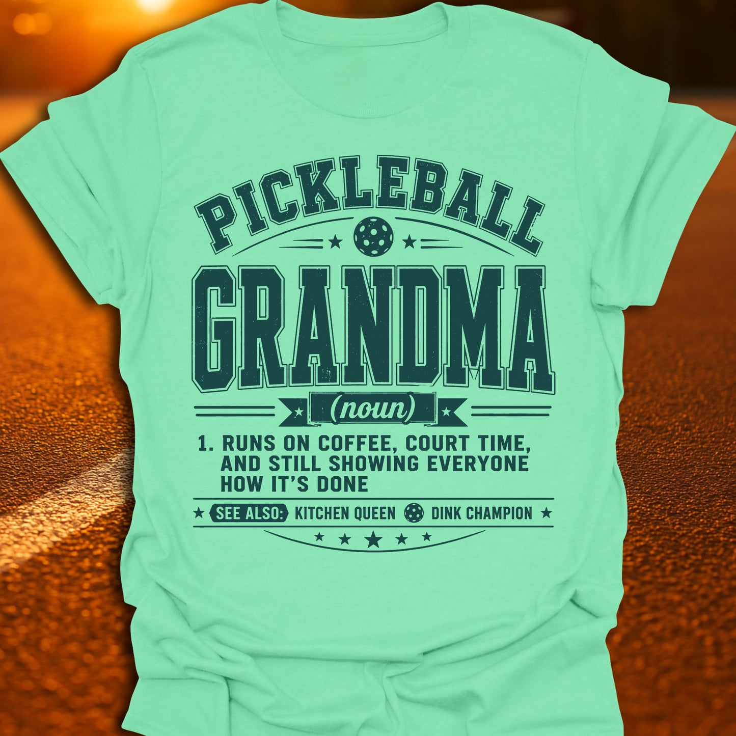 Pickleball Grandma Definition T-Shirt