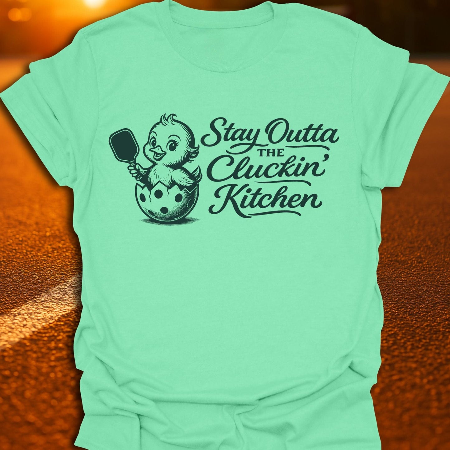 Cluckin' Kitchen Pickleball T-Shirt