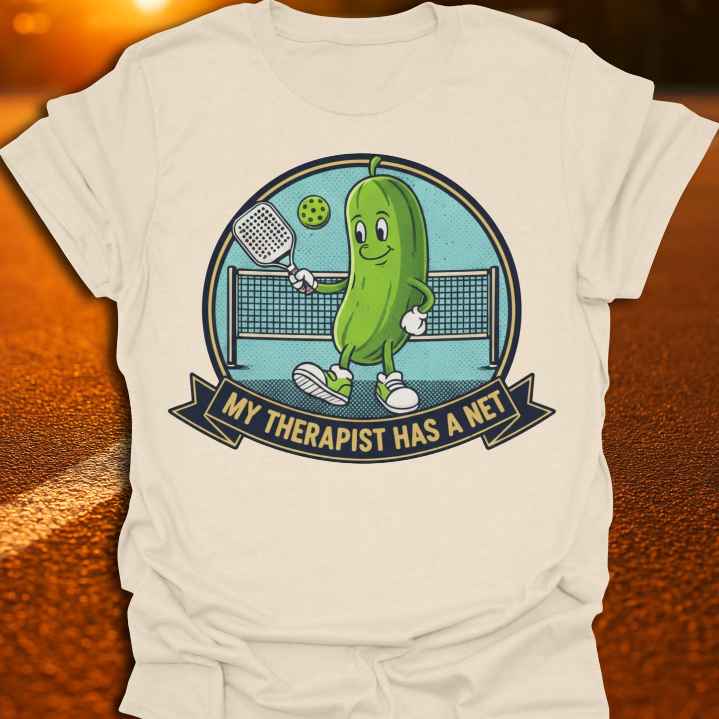 My Therapist Has A Net Pickleball T-Shirt