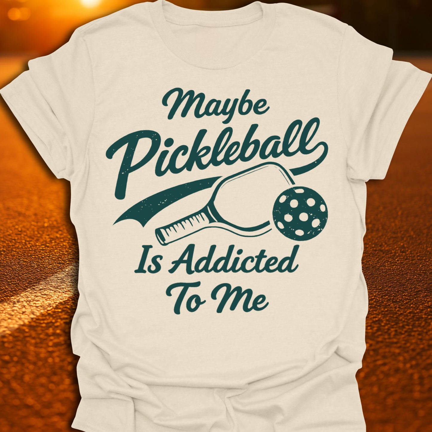 Addicted To Me Vintage Pickleball T-Shirt