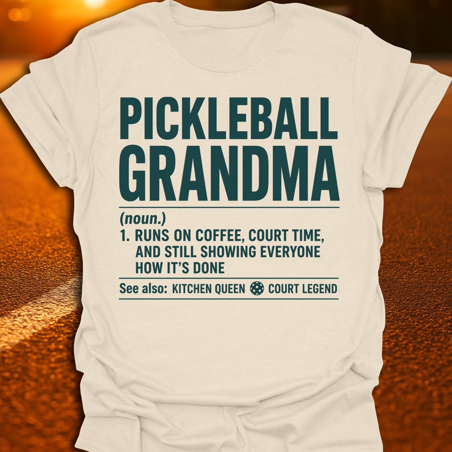 Pickleball Grandma Definition T-Shirt