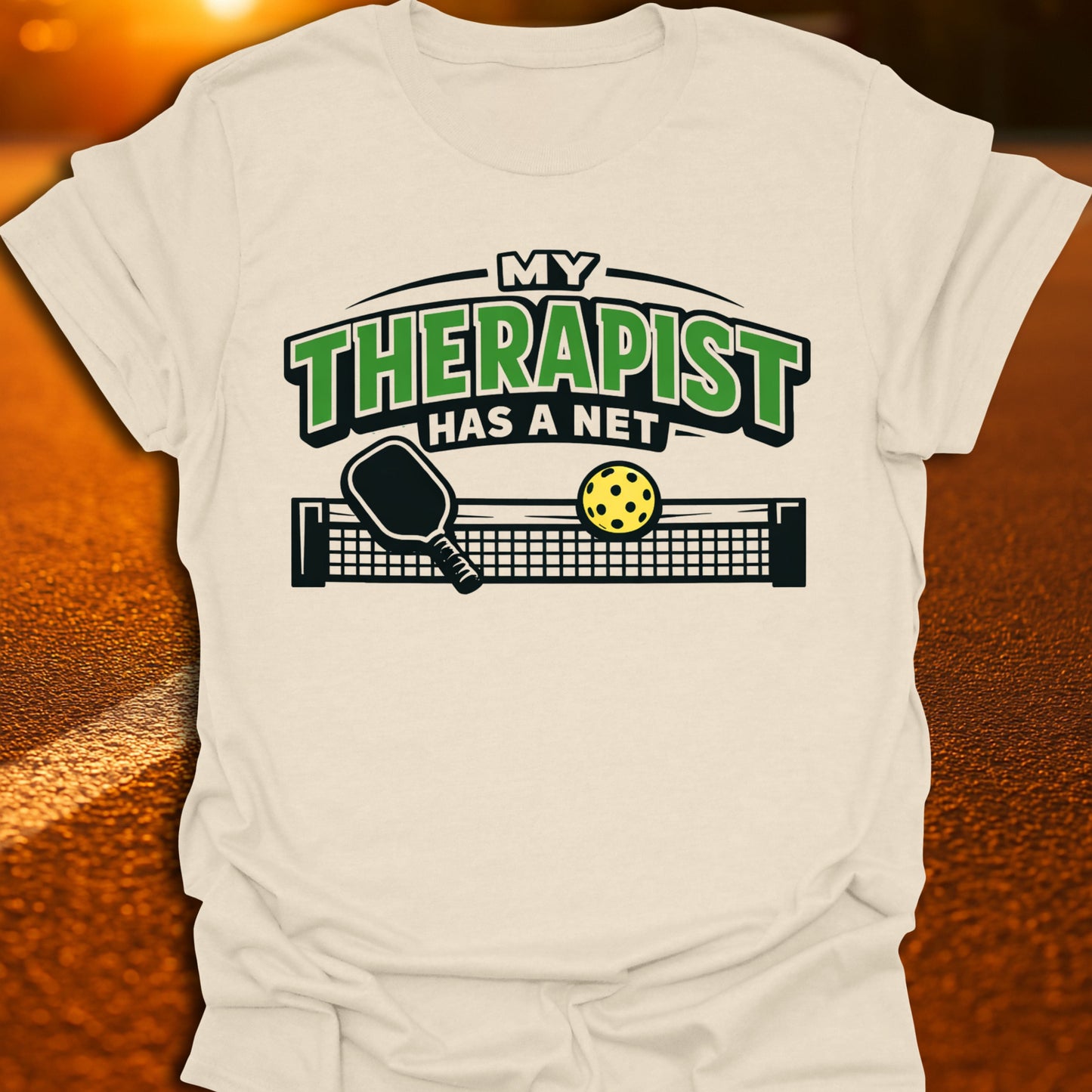 My Therapist Has A Net Pickleball T-shirt