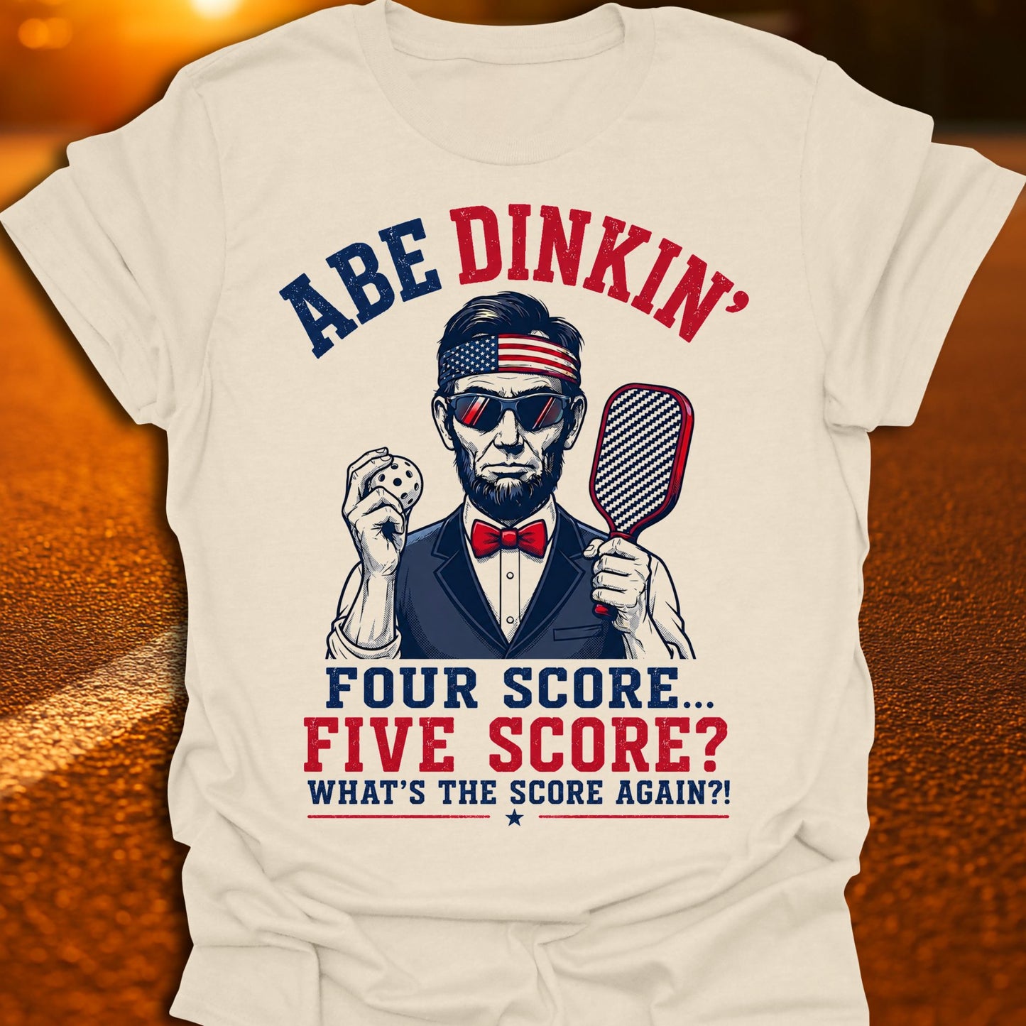 Abe Dinkin' Pickleball T-Shirt