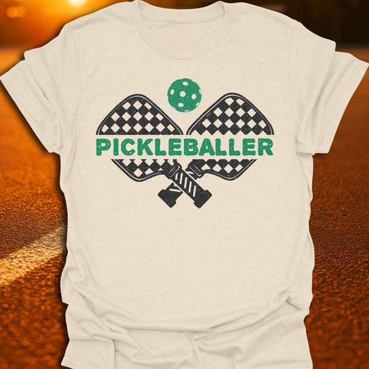 Pickleballer Paddles & Ball T-Shirt