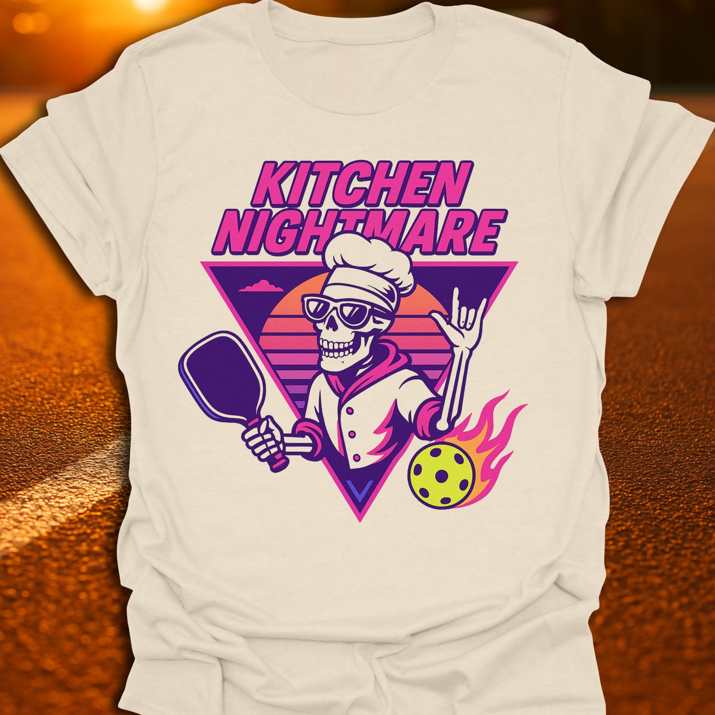 Kitchen Nightmare Retro 80's T-Shirt