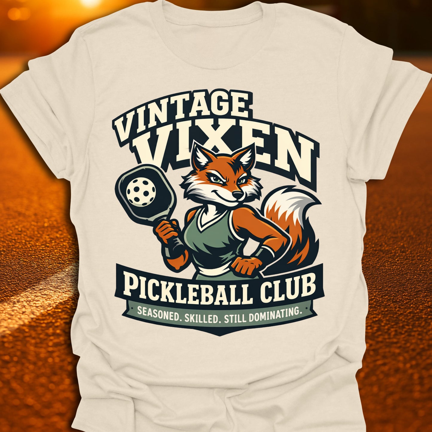 Vintage Vixen 2 Pickleball T-Shirt