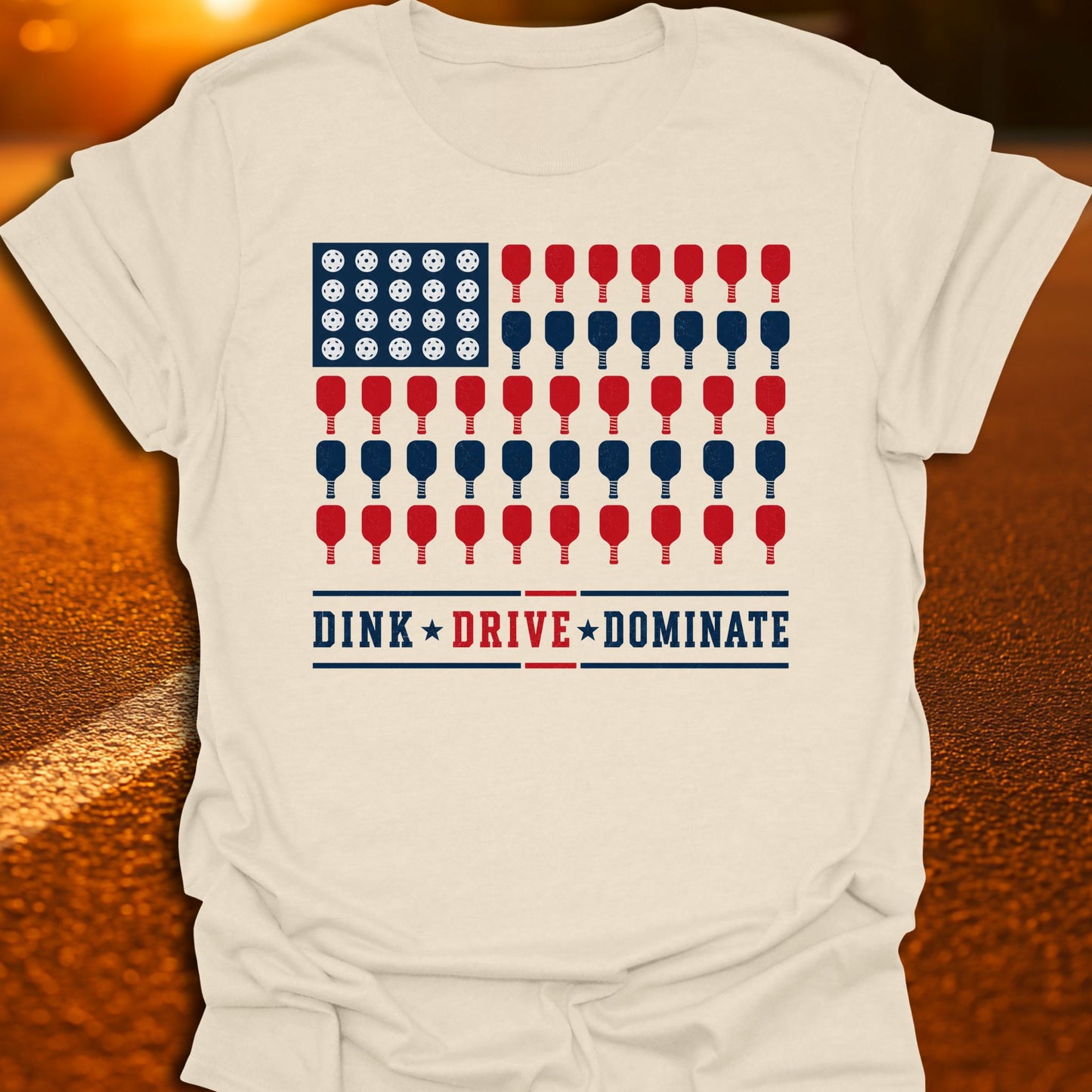Dink Drive Dominate Pickleball T-Shirt