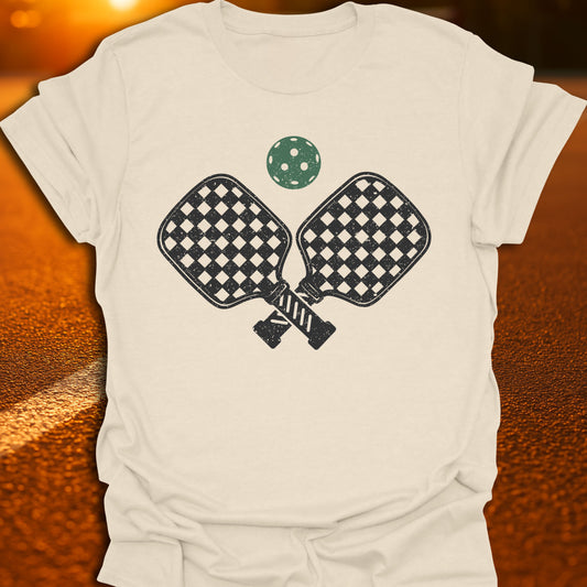 Checkerboard Paddles & Ball T-Shirt
