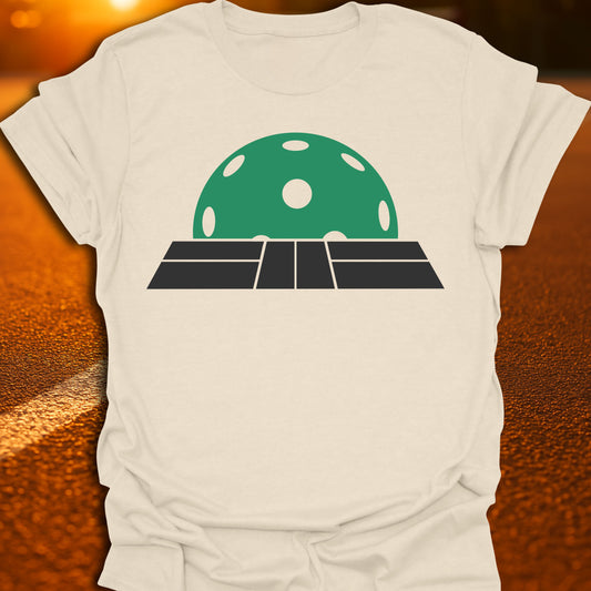 Pickleball Court & Ball T-Shirt
