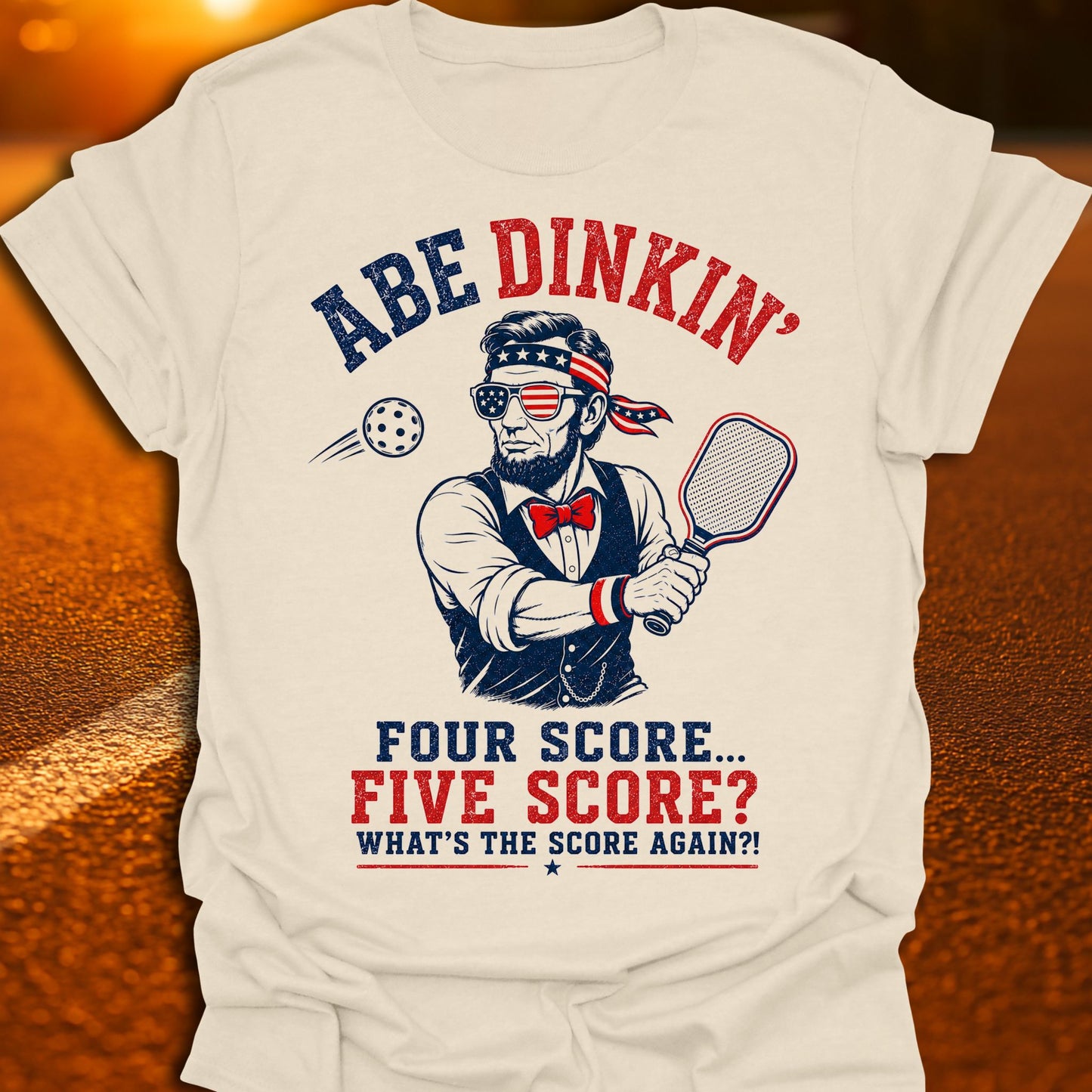 Abe Dinkin' Pickleball T-Shirt