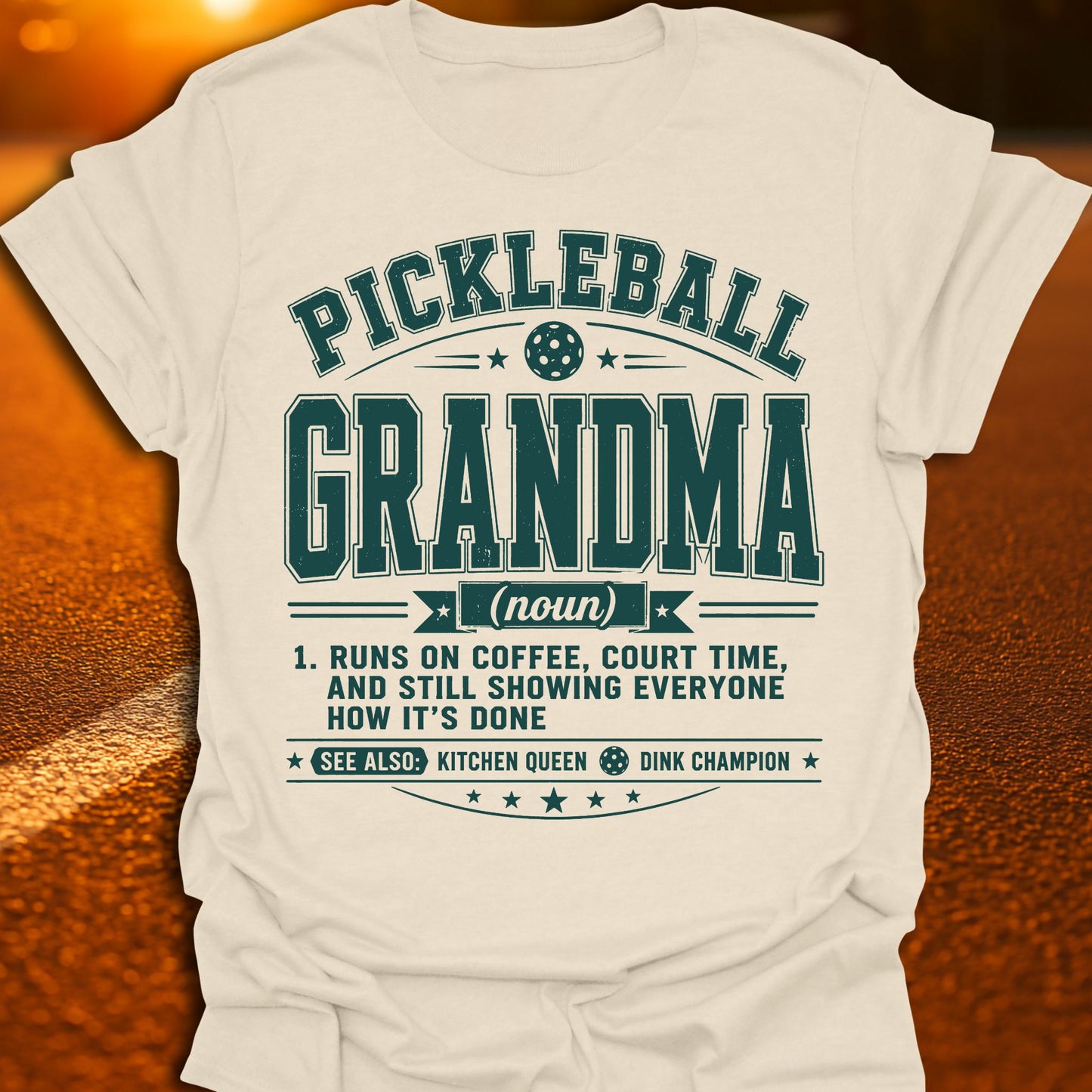 Pickleball Grandma Definition T-Shirt