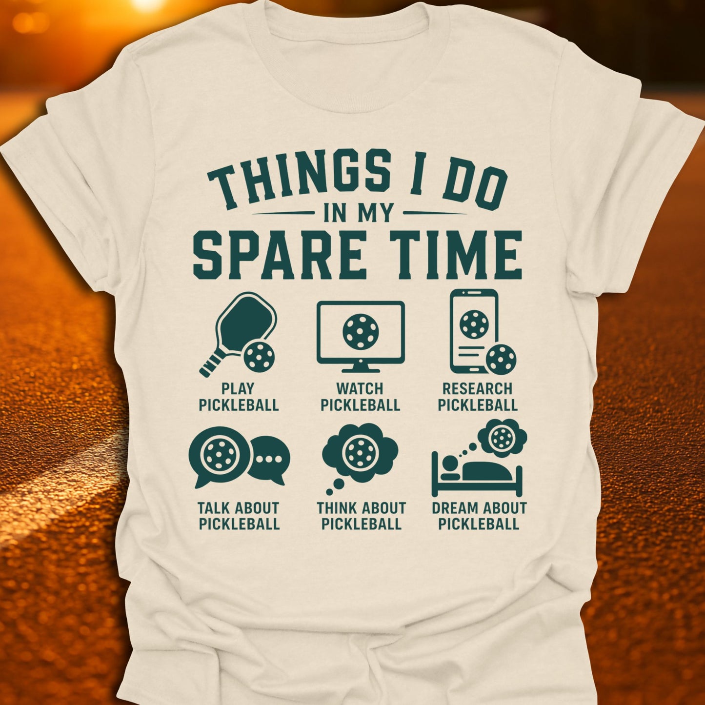 Spare Time Pickleball T-Shirt