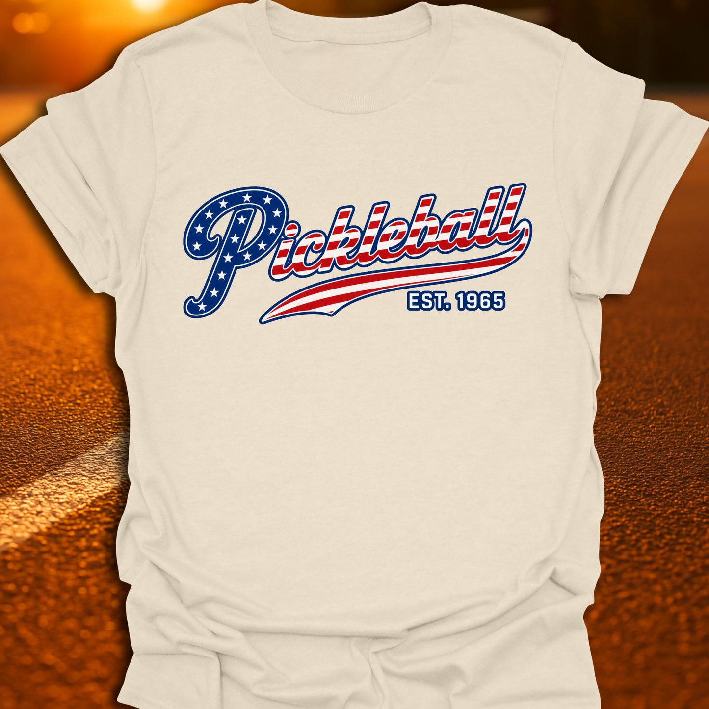 Est. 1965 Patriotic Pickleball T-Shirt