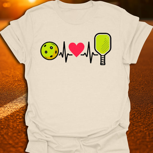Pickleball Heart Beat T-Shirt