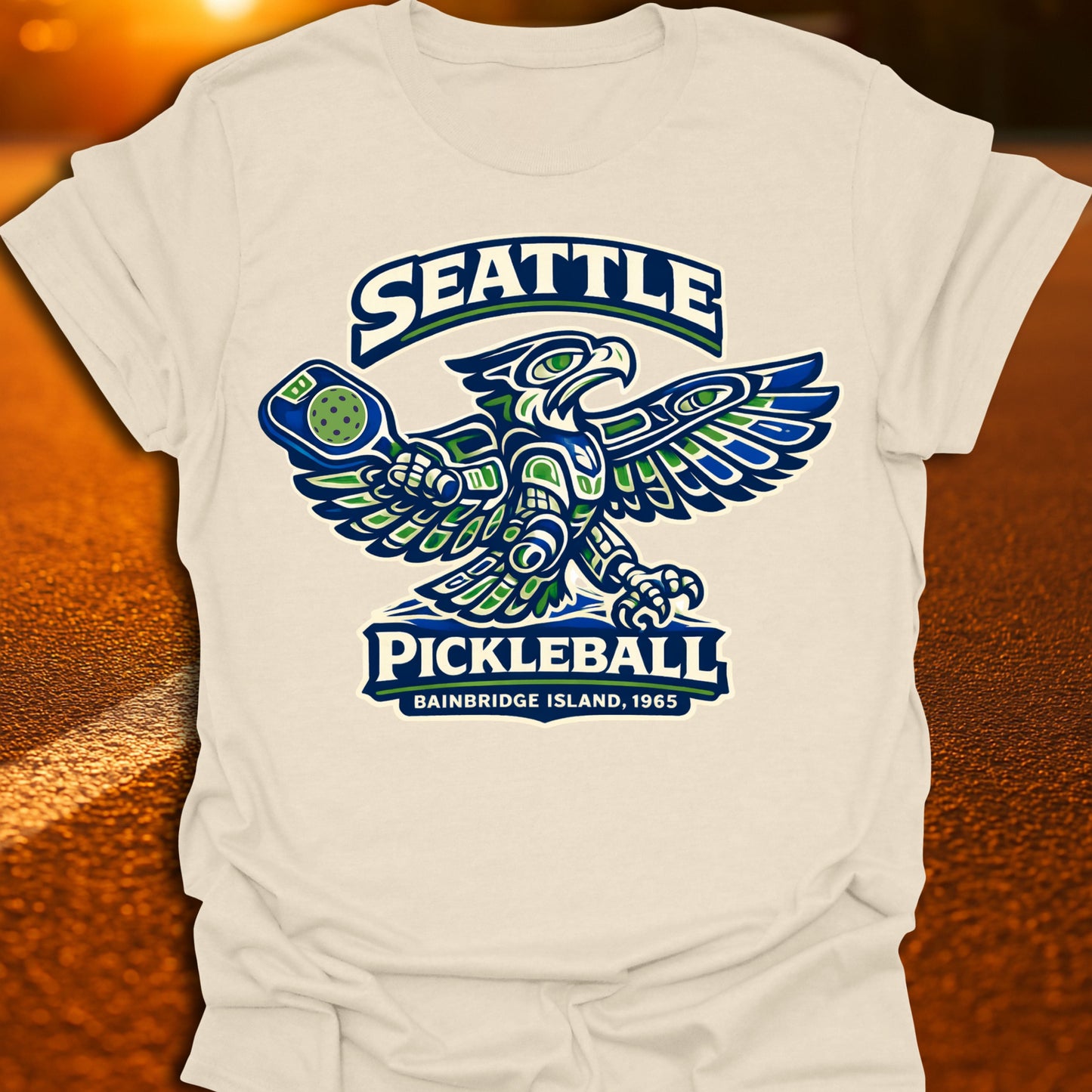 Seattle Throwback Pickleball T-Shirt