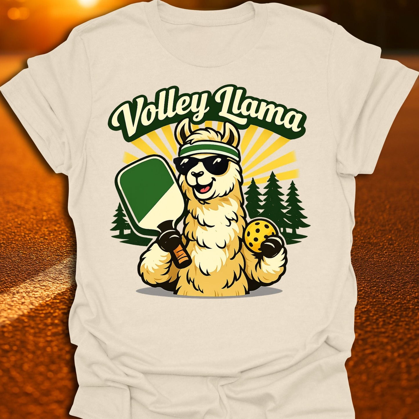 Volley Llama Pickleball T-Shirt