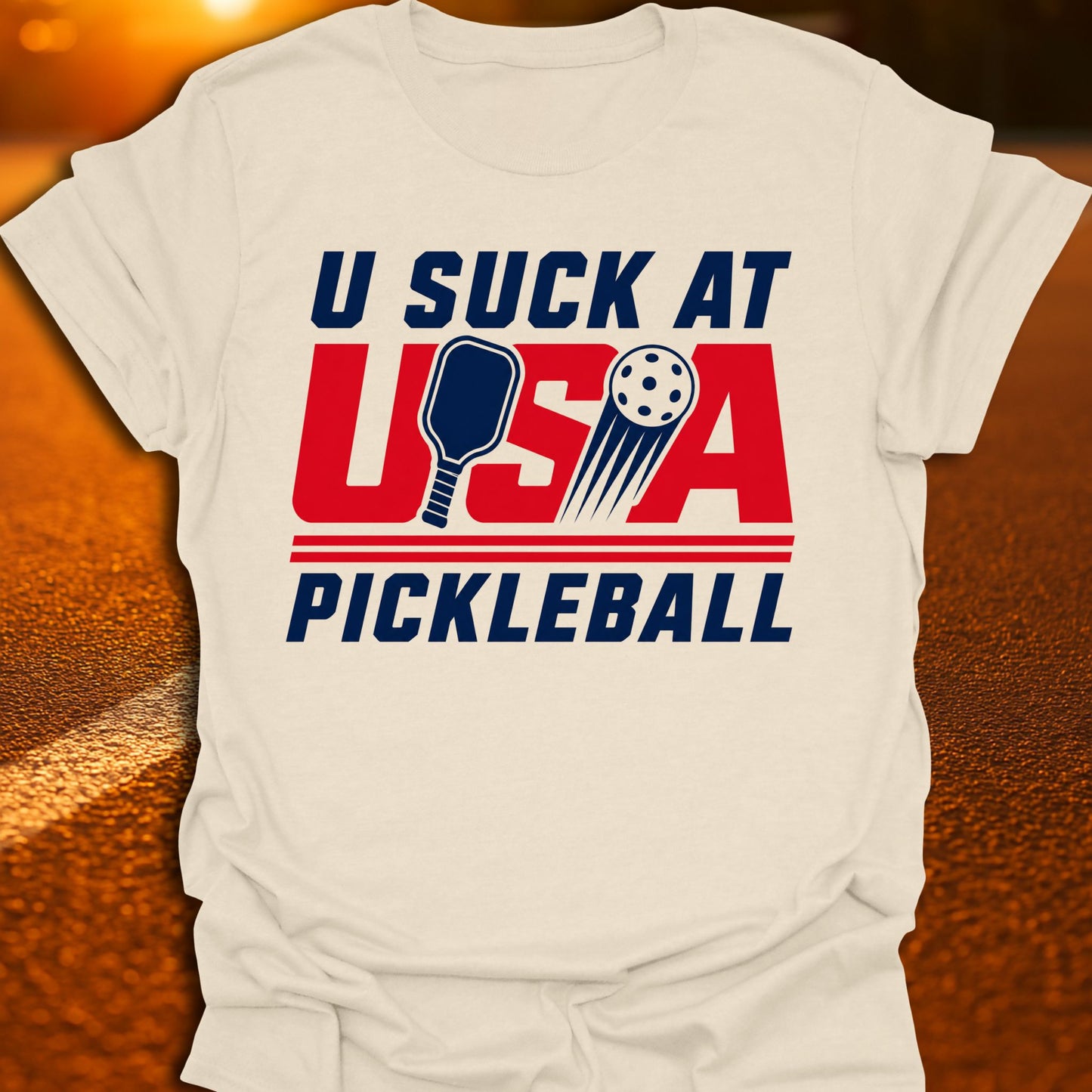USA (U Suck At) Pickleball T-Shirt